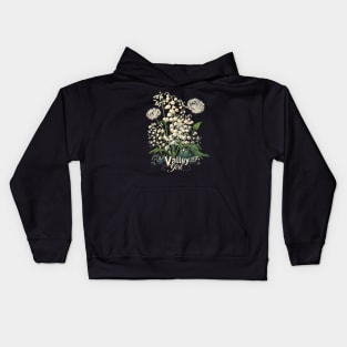 Lily of the Valley Floral Kids Hoodie